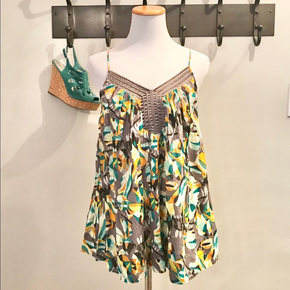French Connection Spaghetti Strap Razor Back Sz 4